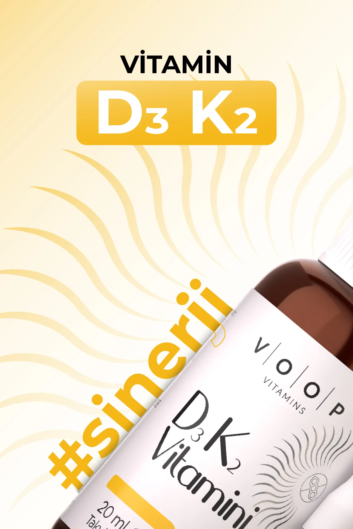 Vitamin D3K2 Sprey-Damla 20 ml