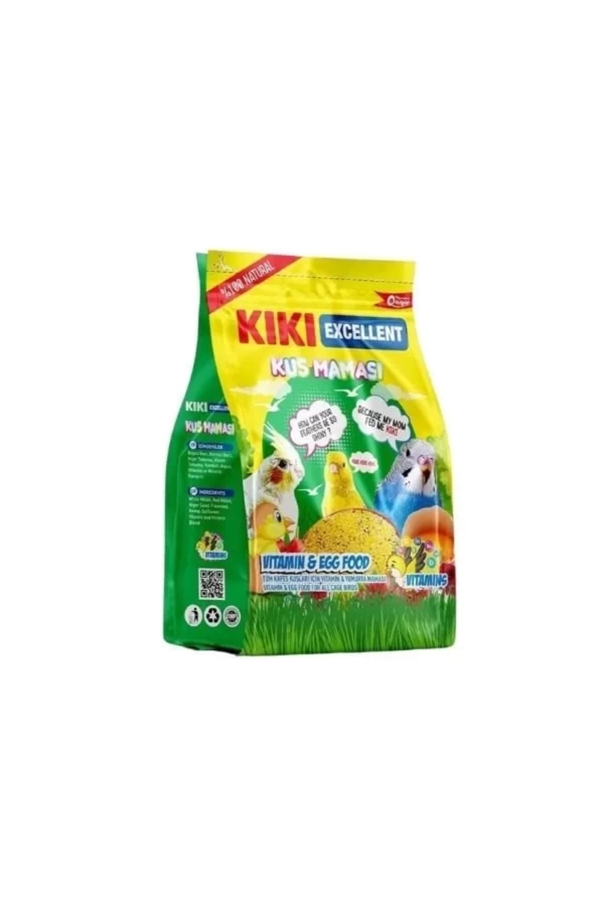 Kiki Excellent Vitaminli Ve Yumurtalı Kuş Maması 100 Gr