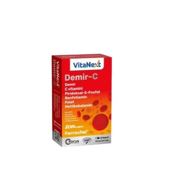 Vitanext Demir-C 30 Kapsül Vitanext Demir-C 30 Kapsül