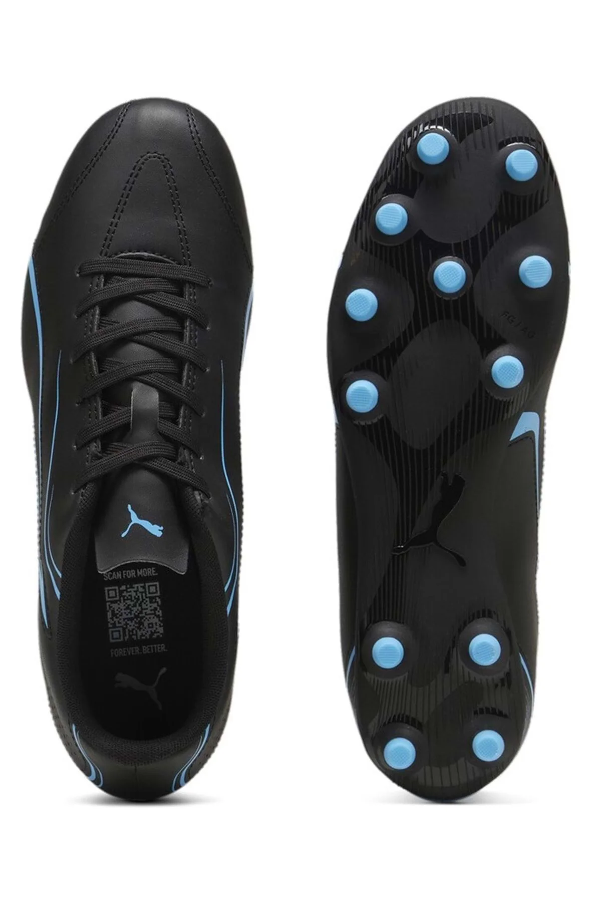 Vitoria Fg/Ag 107483 Erkek Kranpon Ayakkabı SİYAH-MAVİ