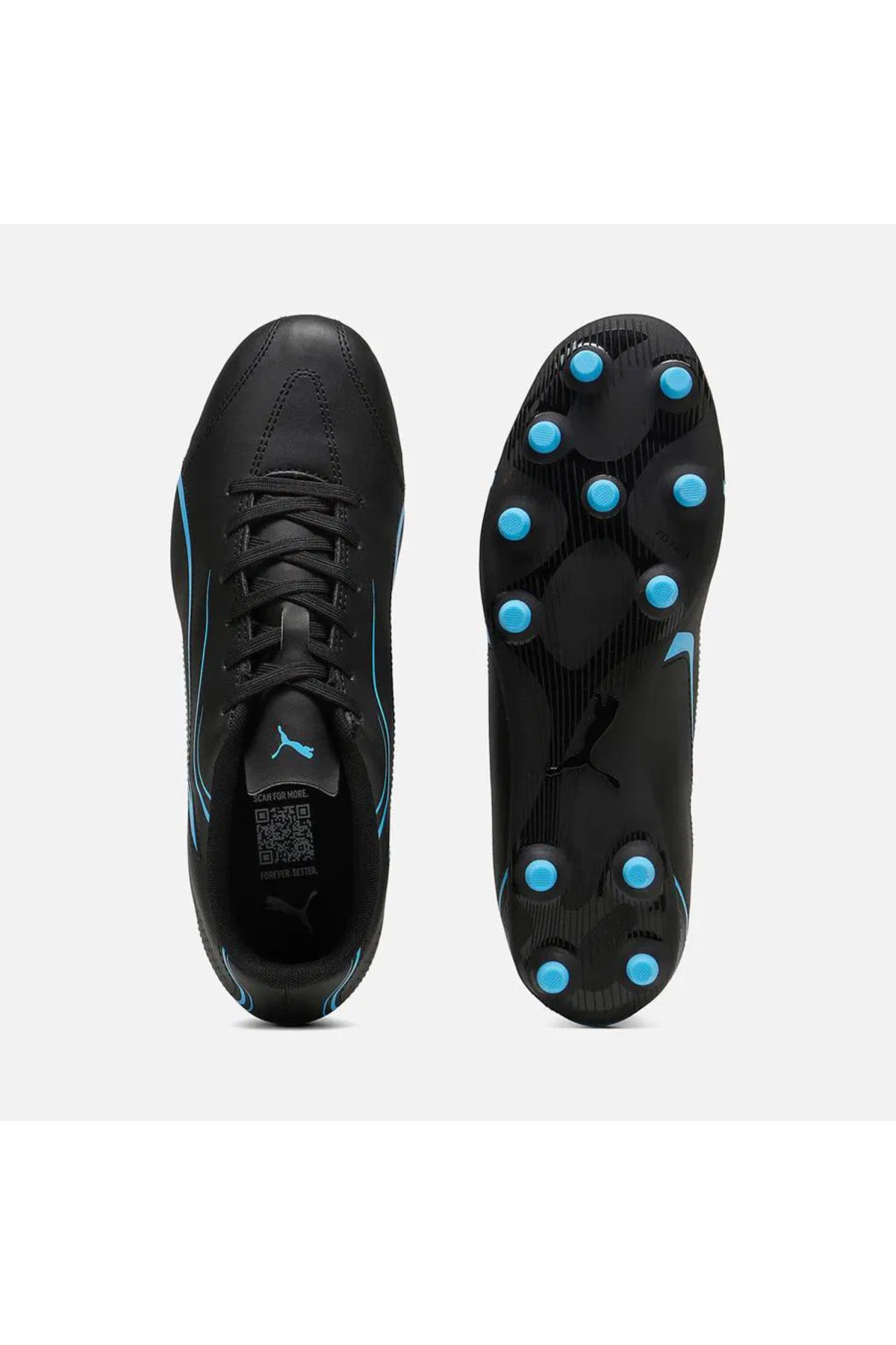 Puma Vitoria Fg/Ag Firm-Ground & Artificiel Grass Erkek Krampon Siyah