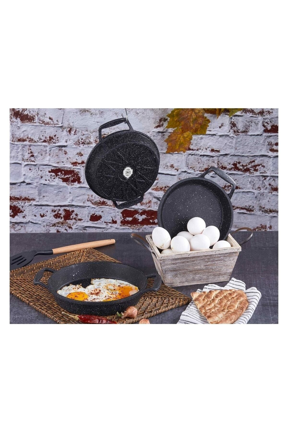 Viva 3 Parça Döküm Sahan Set Siyah Taç