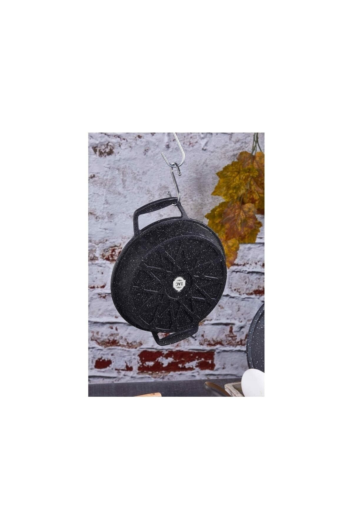 Viva 3 Parça Döküm Sahan Set Siyah Taç