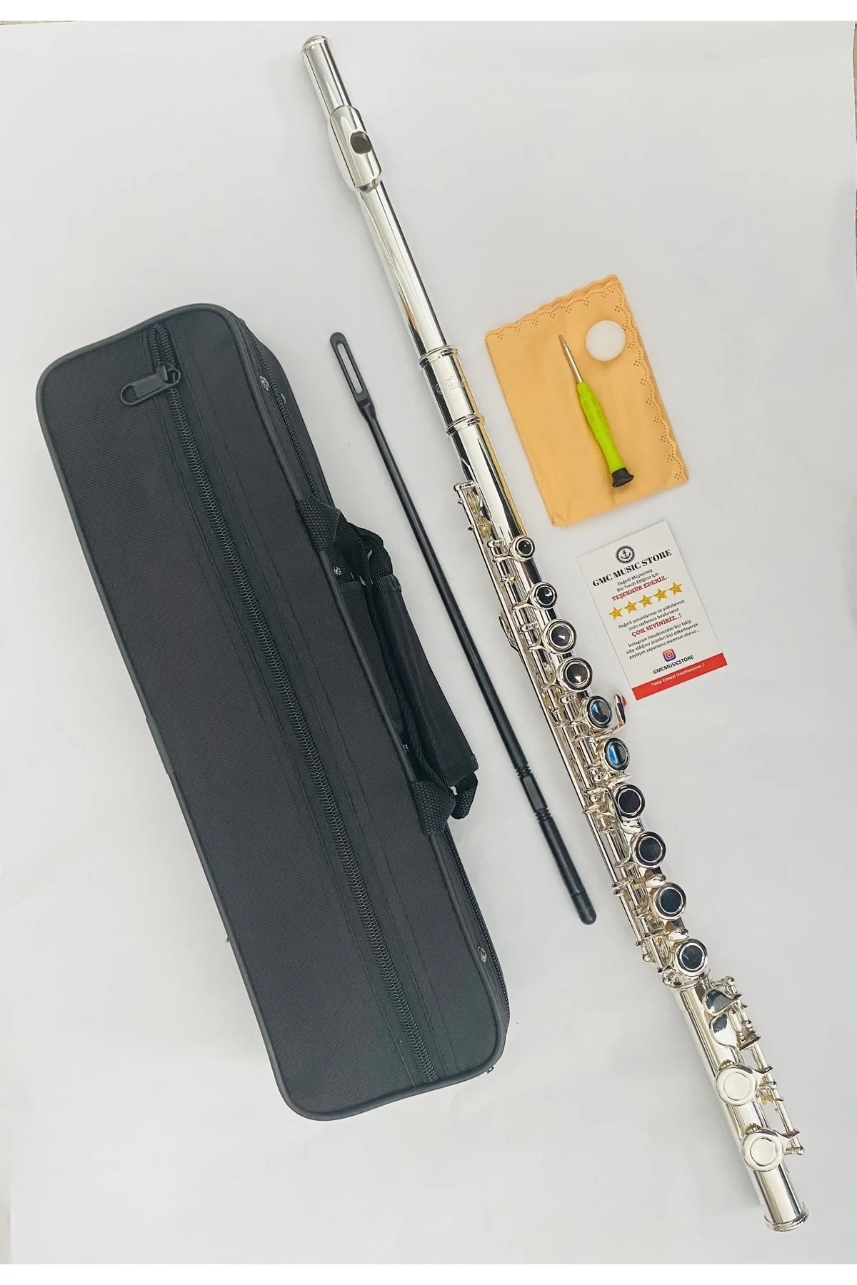 Vivaldi 6457s Gümüş Kaplama Yanflüt