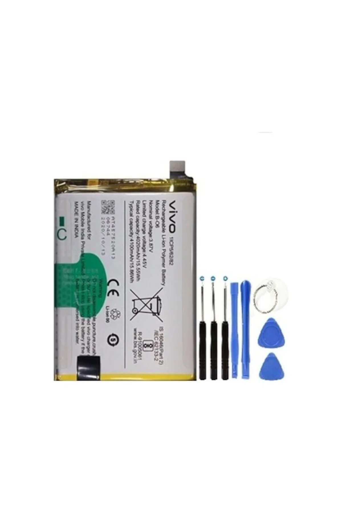 Vivo V20se V2022 V2023 Pil Batarya B-06+tamir Set 4100 Mah
