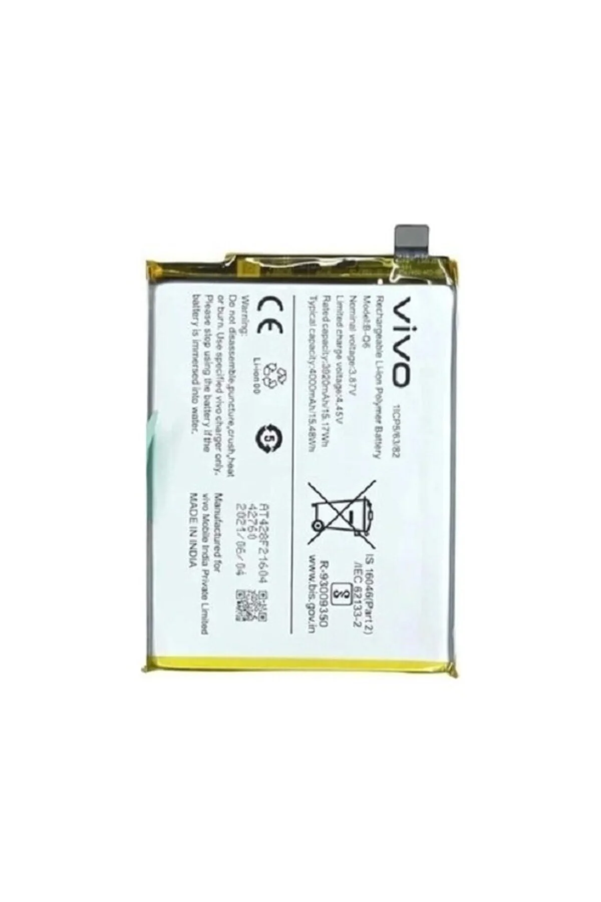 Vivo V21E Pil Batarya B-Q6 V2055