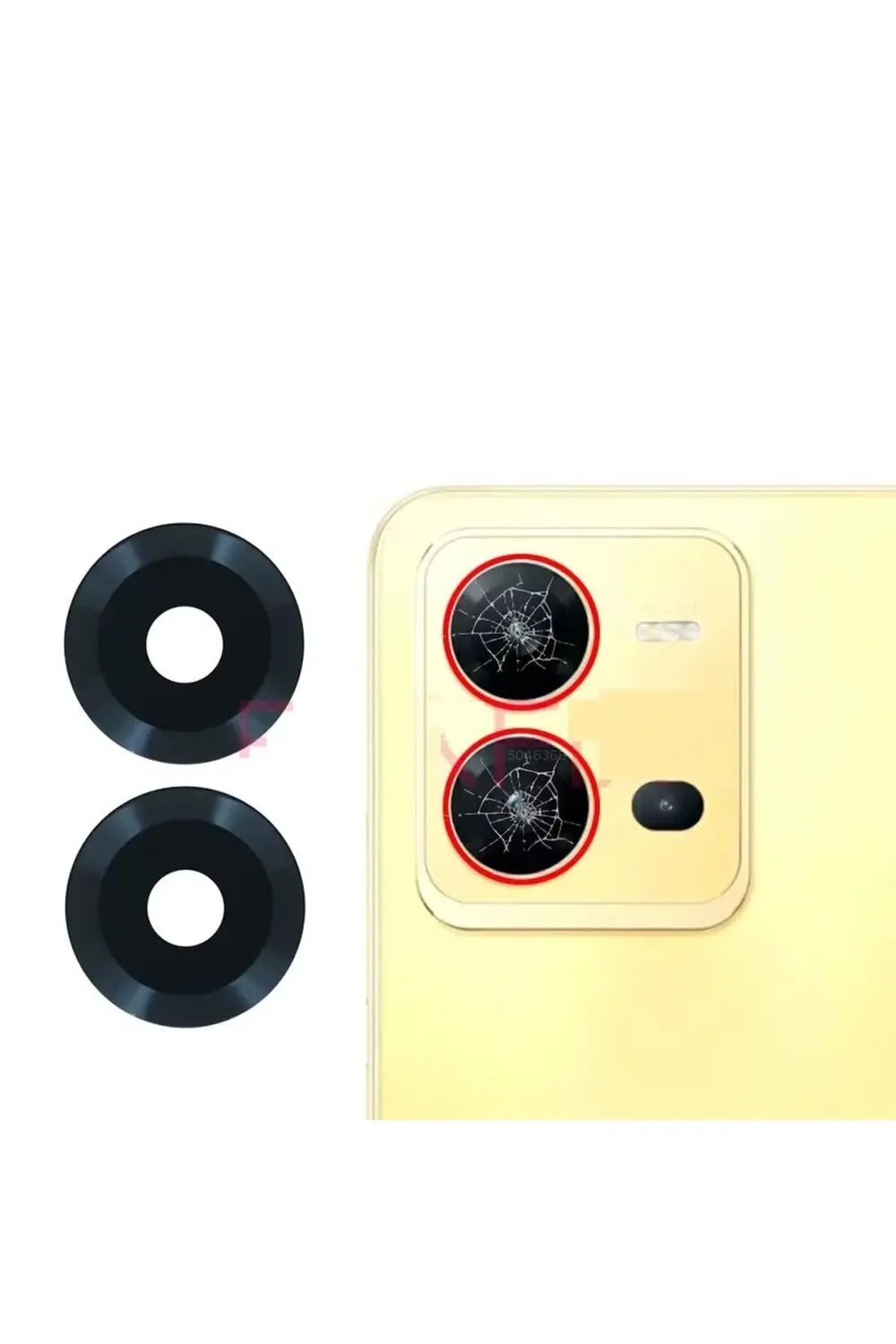 Vivo V25 Uyumlu Kamera Camı Kamera Lensi