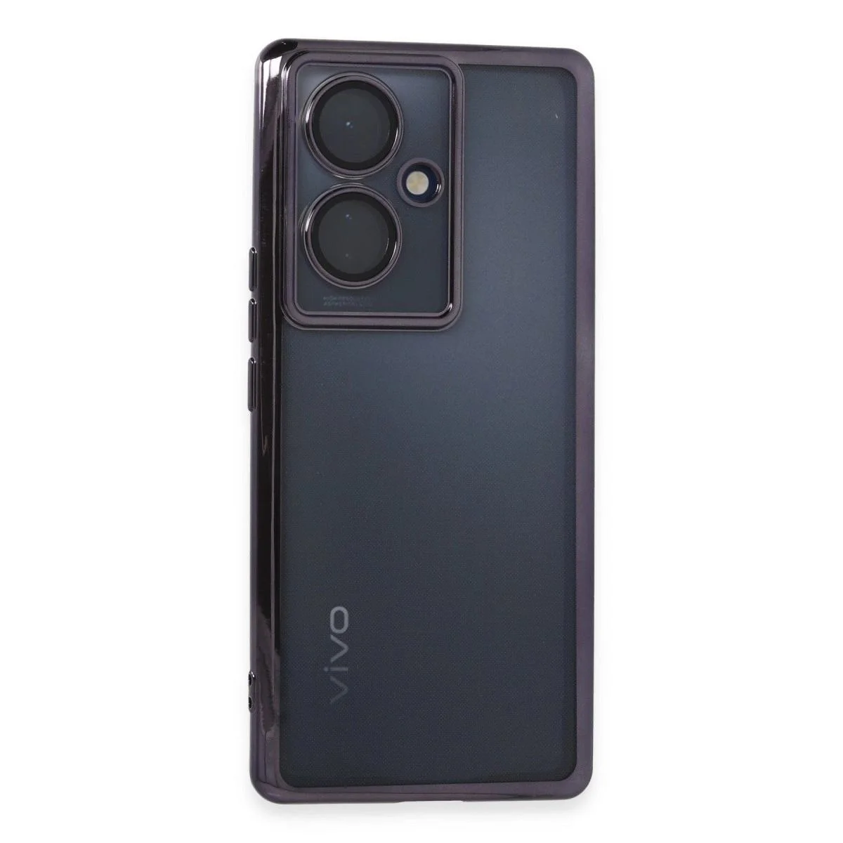 Vivo V29 Lite ile Uyumlu Razer Lensli Silikon Kılıf - Mor - Darbe Emici Airbag Koruma Fiyatı, Yorumları ve Özellikleri