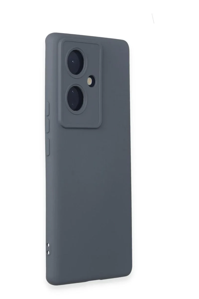 Vivo V29 Lite Kılıf Nano içi Kadife Silikon - Gri Vivo V29 Lite Kılıf Nano içi Kadife Silikon - Gri
