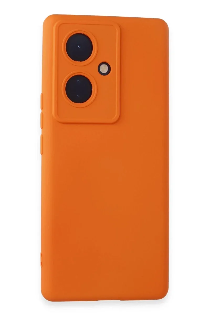 Vivo V29 Lite Kılıf Nano içi Kadife Silikon - Turuncu Vivo V29 Lite Kılıf Nano içi Kadife Silikon - Turuncu