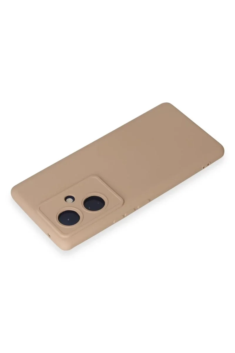 Vivo V29 Lite Kılıf Nano içi Kadife Silikon - Pudra Vivo V29 Lite Kılıf Nano içi Kadife Silikon - Pudra