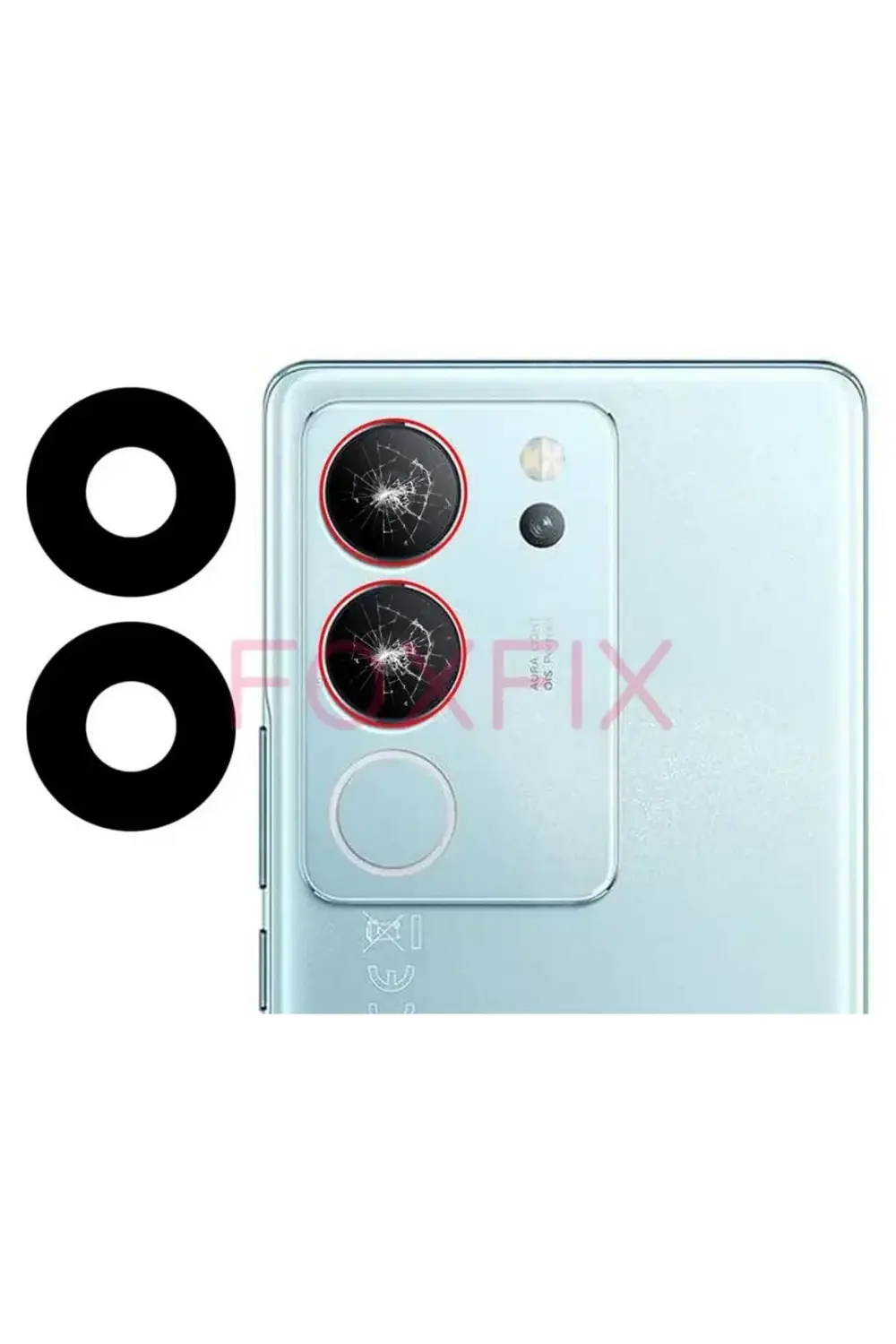 Vivo V29 Lite Uyumlu Kamera Camı Kamera Lensi