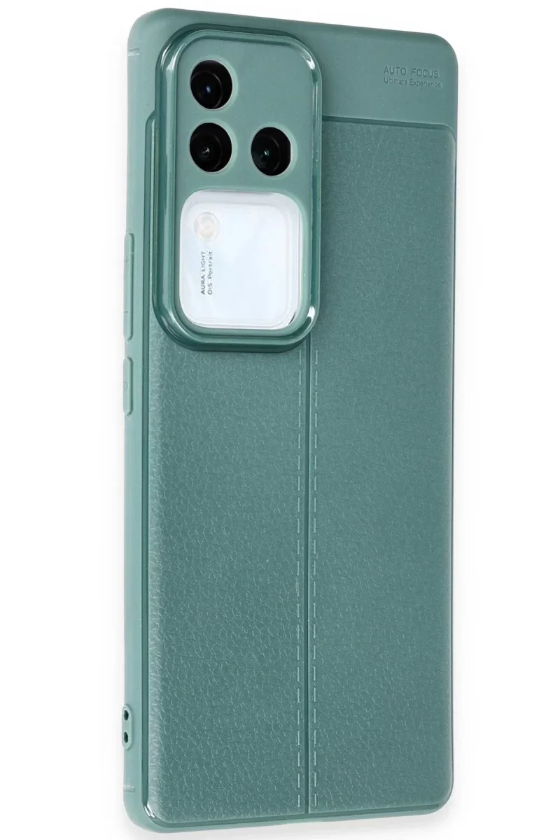 Vivo V30 5G Kılıf Auto Focus Kapak - Koyu Yeşil Vivo V30 5G Kılıf Auto Focus Kapak - Koyu Yeşil