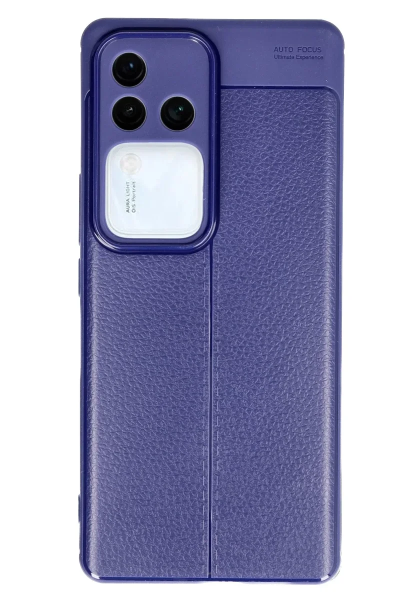 Vivo V30 5G Kılıf Auto Focus Kapak - Lacivert