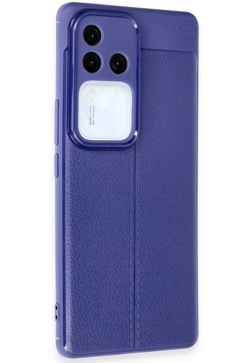 Vivo V30 5G Kılıf Auto Focus Kapak - Lacivert