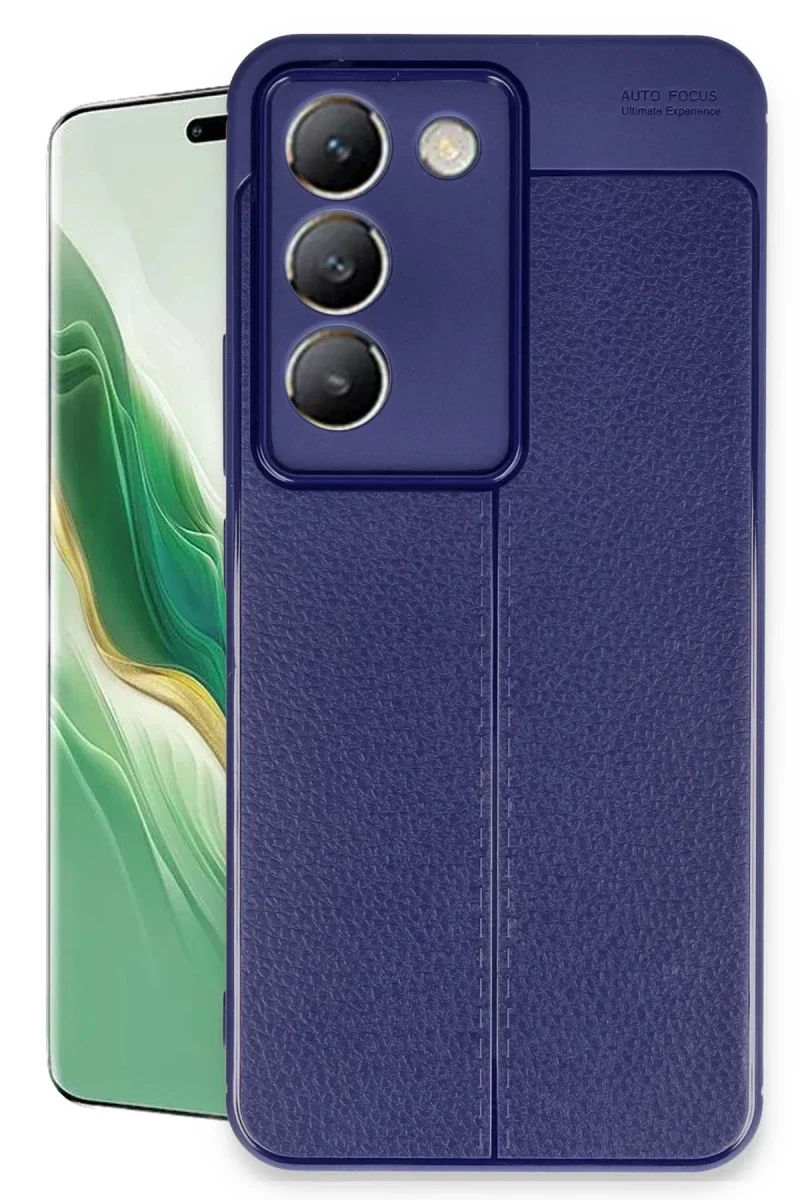 Vivo V30 Lite 4G Kılıf Auto Focus Kapak - Lacivert