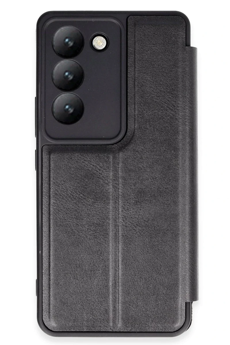 Vivo V30 Lite 4G Kılıf Flip Cover - Siyah Vivo V30 Lite 4G Kılıf Flip Cover - Siyah