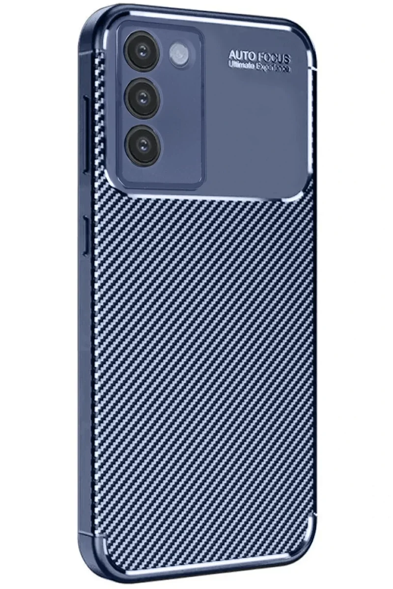 Vivo V30 Lite 4G Kılıf Auto Focus Karbon Kapak - Lacivert Vivo V30 Lite 4G Kılıf Auto Focus Karbon Kapak - Lacivert