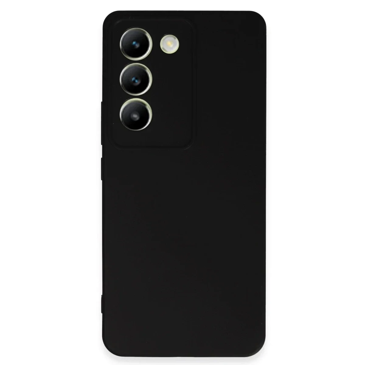 Vivo V30 Lite 4G Kılıf First Silikon - Siyah