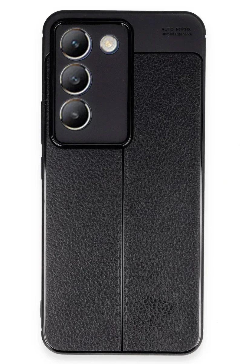 Vivo V30 Lite 4G Kılıf Auto Focus Kapak - Siyah Vivo V30 Lite 4G Kılıf Auto Focus Kapak - Siyah