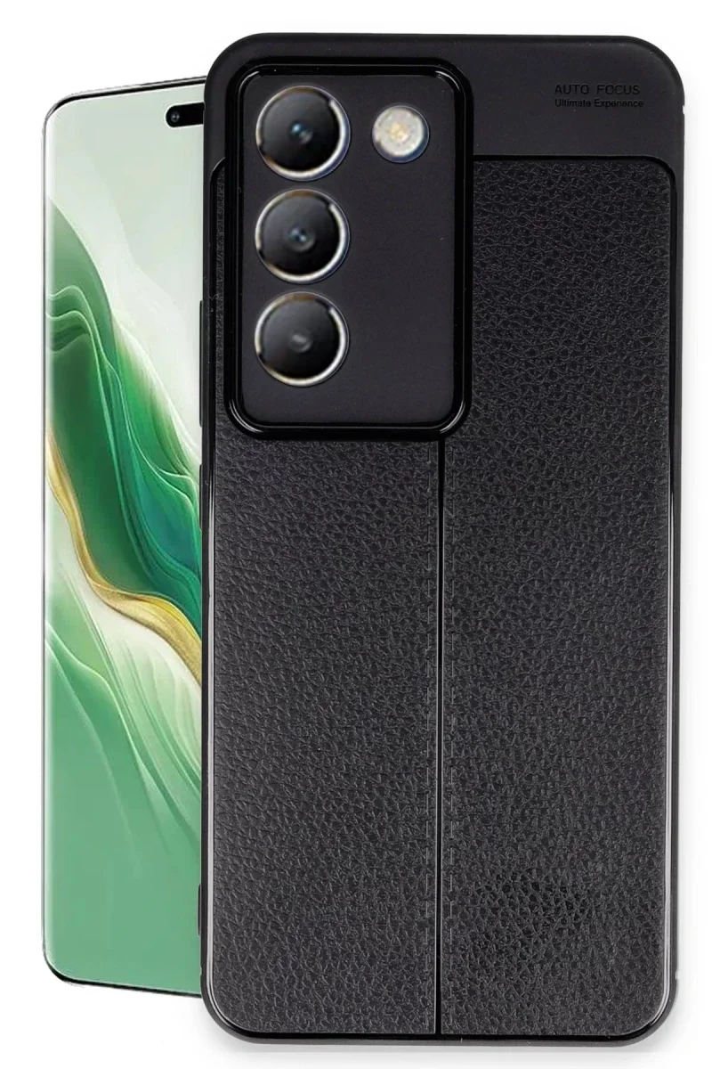 Vivo V30 Lite 4G Kılıf Auto Focus Kapak - Siyah Vivo V30 Lite 4G Kılıf Auto Focus Kapak - Siyah