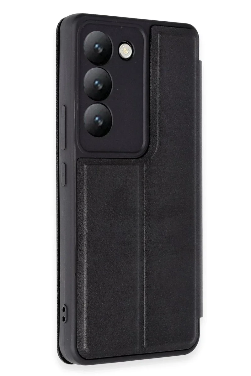 Vivo V30 Lite 4G Kılıf Flip Cover - Siyah Vivo V30 Lite 4G Kılıf Flip Cover - Siyah