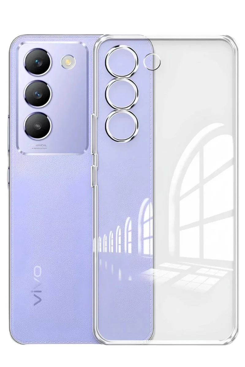 Vivo V30 Lite 4G Kılıf Lüx Şeffaf Silikon