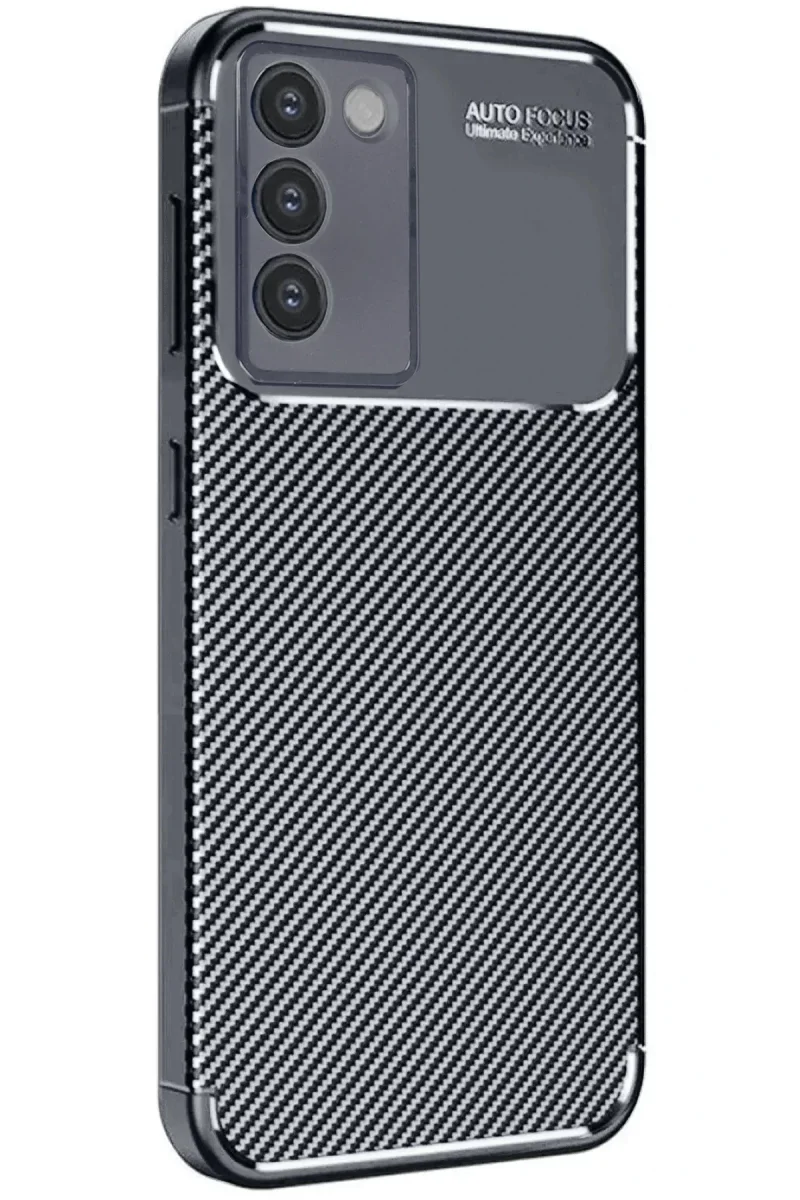 Vivo V30 Lite 4G Kılıf Auto Focus Karbon Kapak - Siyah Vivo V30 Lite 4G Kılıf Auto Focus Karbon Kapak - Siyah