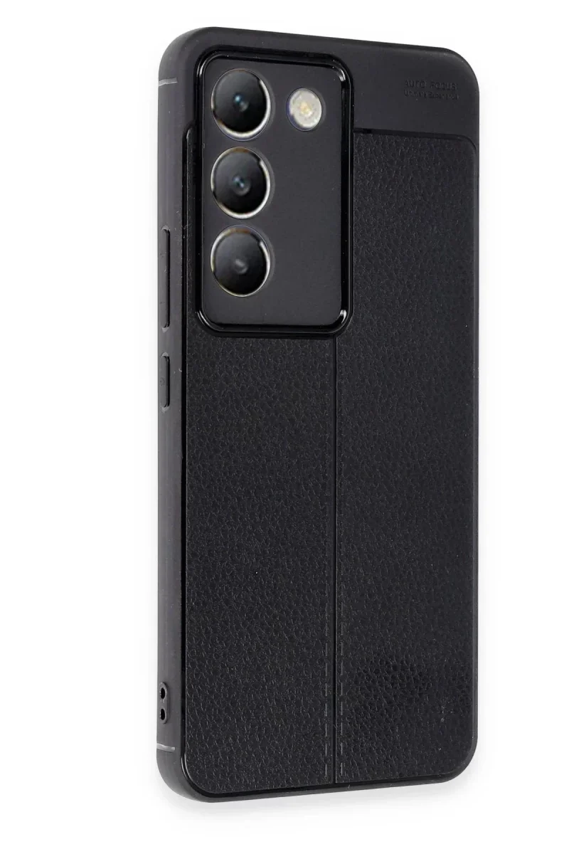 Vivo V30 Lite 4G Kılıf Auto Focus Kapak - Siyah Vivo V30 Lite 4G Kılıf Auto Focus Kapak - Siyah