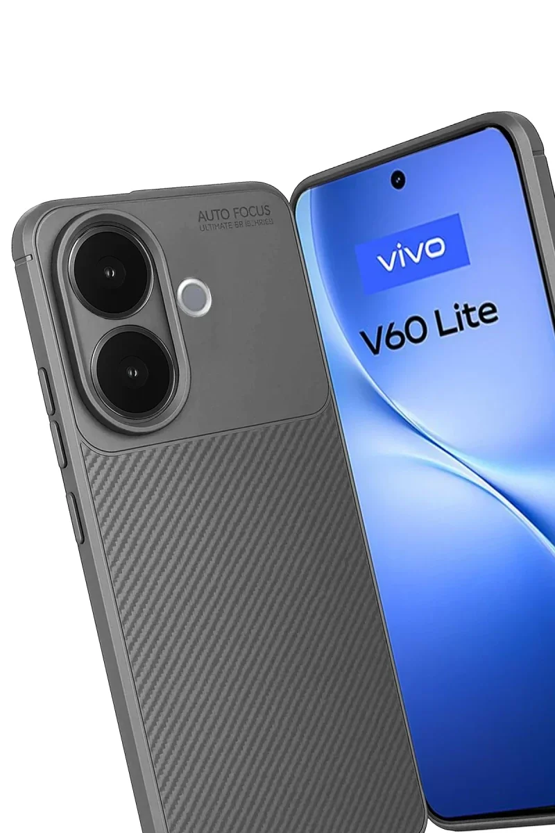 Vivo V60 Lite Auto Focus Karbon Kapak - Gri Fiyatı, Yorumları ve Özellikleri