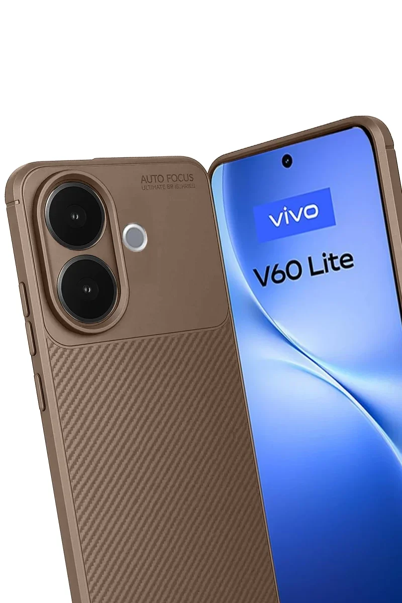 Vivo V60 Lite Auto Focus Karbon Kapak - Kahverengi Fiyatı, Yorumları ve Özellikleri