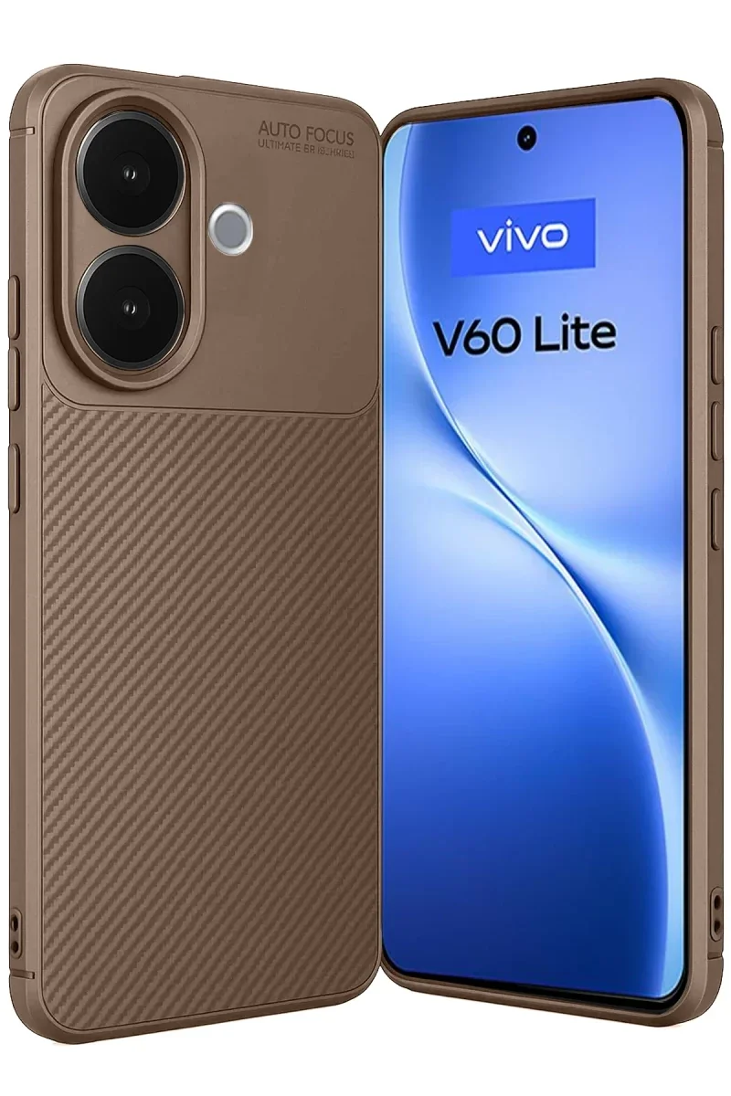Vivo V60 Lite Auto Focus Karbon Kapak - Kahverengi Fiyatı, Yorumları ve Özellikleri