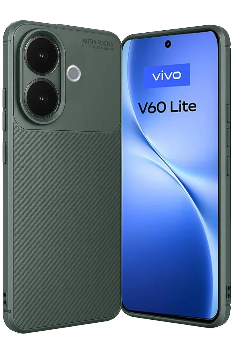 Vivo V60 Lite Auto Focus Karbon Kapak - Koyu Yeşil Fiyatı, Yorumları ve Özellikleri