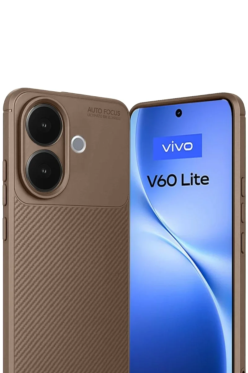 Vivo V60 Lite Auto Focus Karbon Kapak - Kahverengi Fiyatı, Yorumları ve Özellikleri