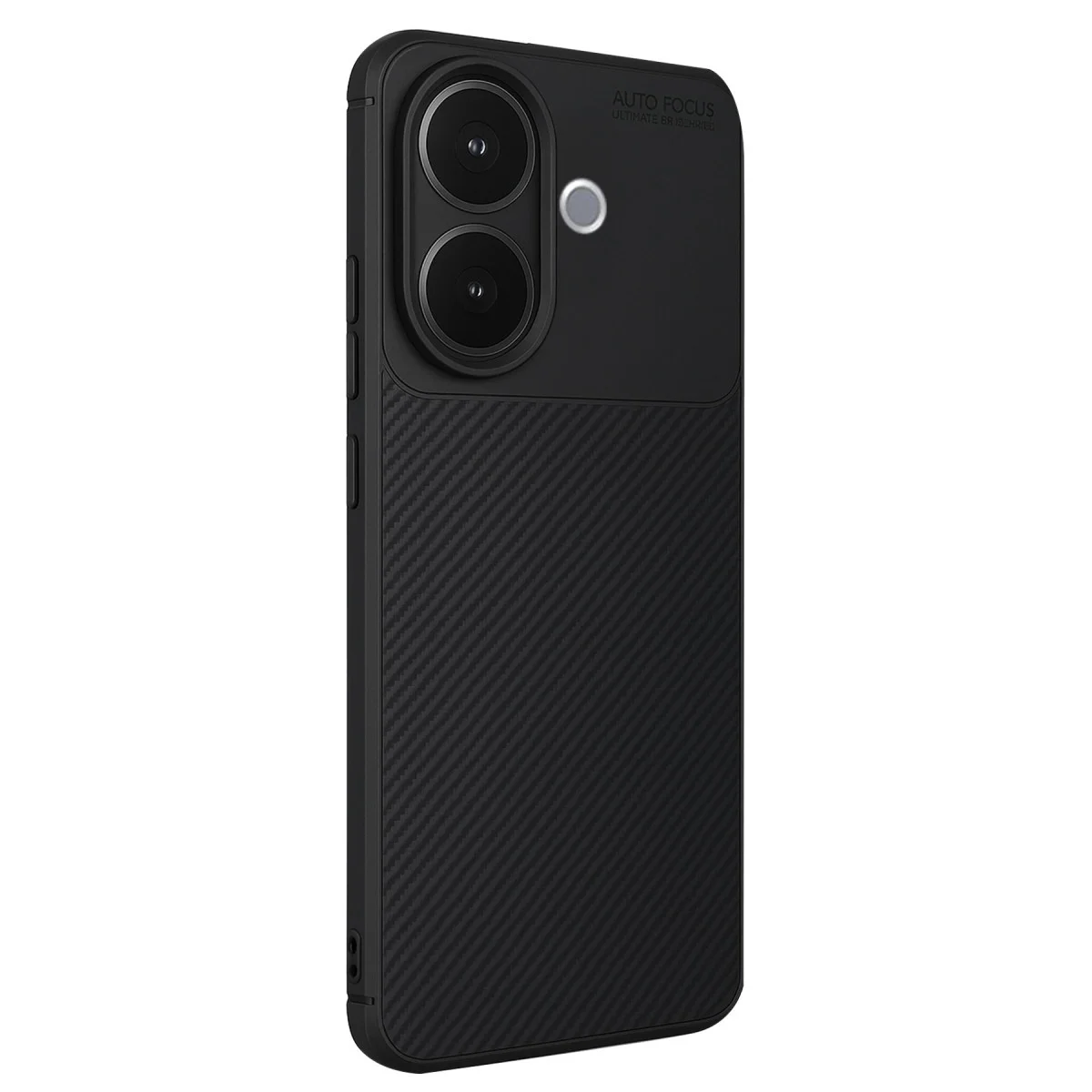 Vivo V60 Lite Auto Focus Karbon Kapak - Siyah Vivo V60 Lite Auto Focus Karbon Kapak - Siyah