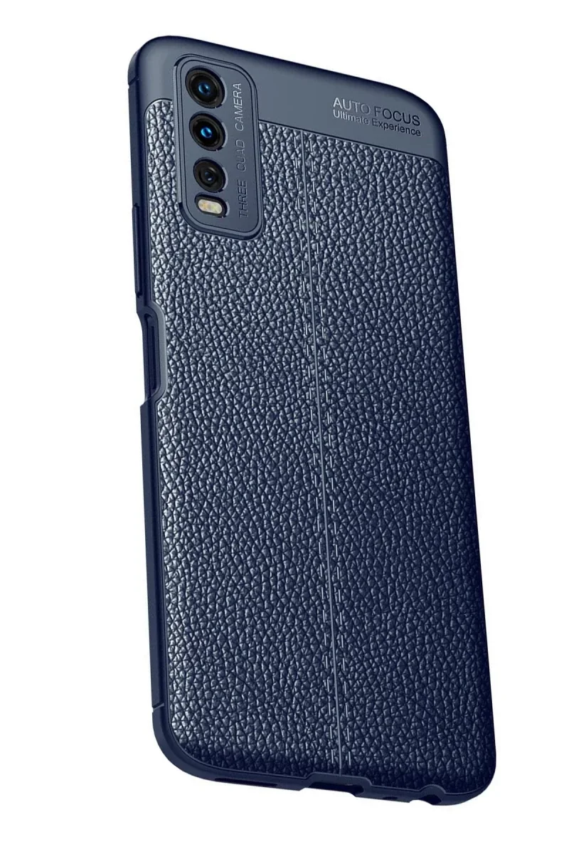 Vivo Y11S Kılıf Auto Focus Kapak - Lacivert Vivo Y11S Kılıf Auto Focus Kapak - Lacivert
