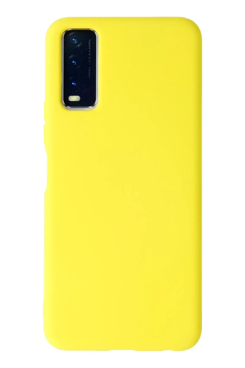 Vivo Y11S Kılıf Nano içi Kadife Silikon - Sarı Fiyatı, Yorumları ve Özellikleri