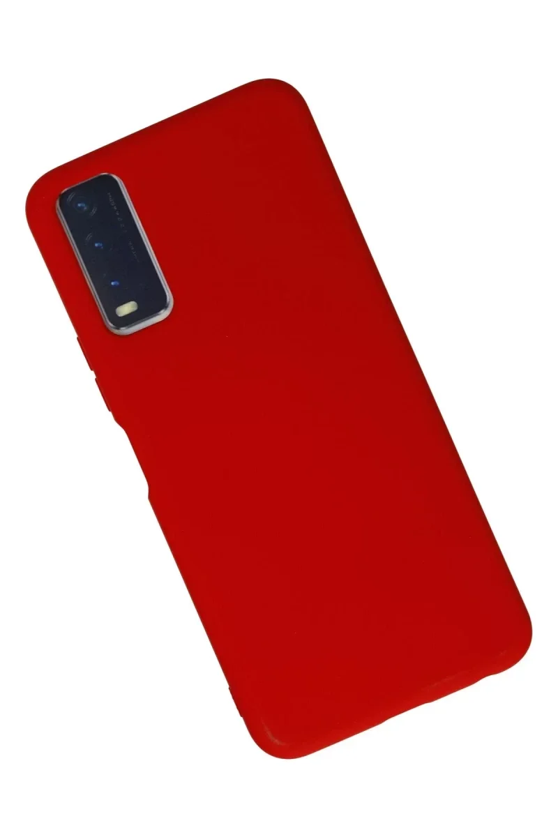Vivo Y11S Kılıf Nano içi Kadife Silikon - Kırmızı Fiyatı, Yorumları ve Özellikleri
