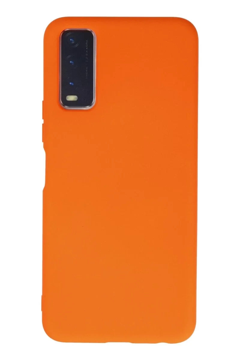 Vivo Y11S Kılıf Nano içi Kadife Silikon - Turuncu Fiyatı, Yorumları ve Özellikleri