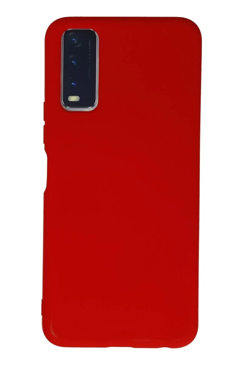 Vivo Y11S Kılıf Nano içi Kadife Silikon - Kırmızı Fiyatı, Yorumları ve Özellikleri