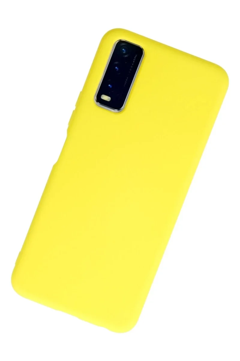 Vivo Y11S Kılıf Nano içi Kadife Silikon - Sarı Fiyatı, Yorumları ve Özellikleri