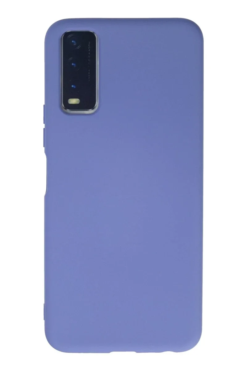 Vivo Y11S Kılıf Nano içi Kadife Silikon - Lila Vivo Y11S Kılıf Nano içi Kadife Silikon - Lila