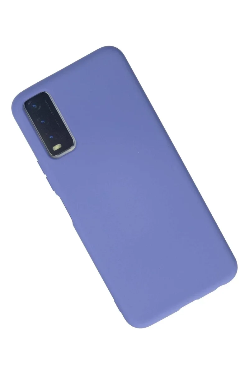 Vivo Y11S Kılıf Nano içi Kadife Silikon - Lila Vivo Y11S Kılıf Nano içi Kadife Silikon - Lila