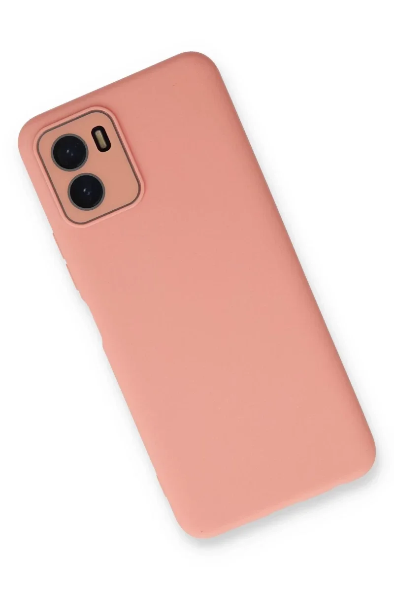 Vivo Y15S Kılıf Lansman Glass Kapak - Pembe Vivo Y15S Kılıf Lansman Glass Kapak - Pembe
