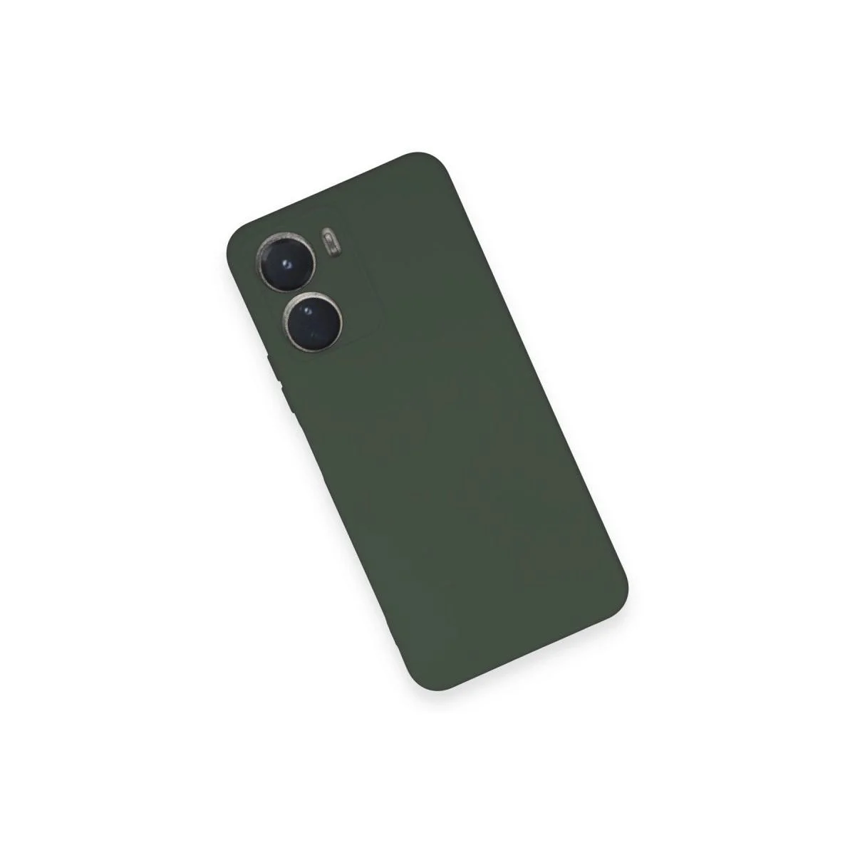 Vivo Y16 ile Uyumlu Nano İçi Kadife Silikon Kılıf - Koyu Yeşil Fiyatı, Yorumları ve Özellikleri