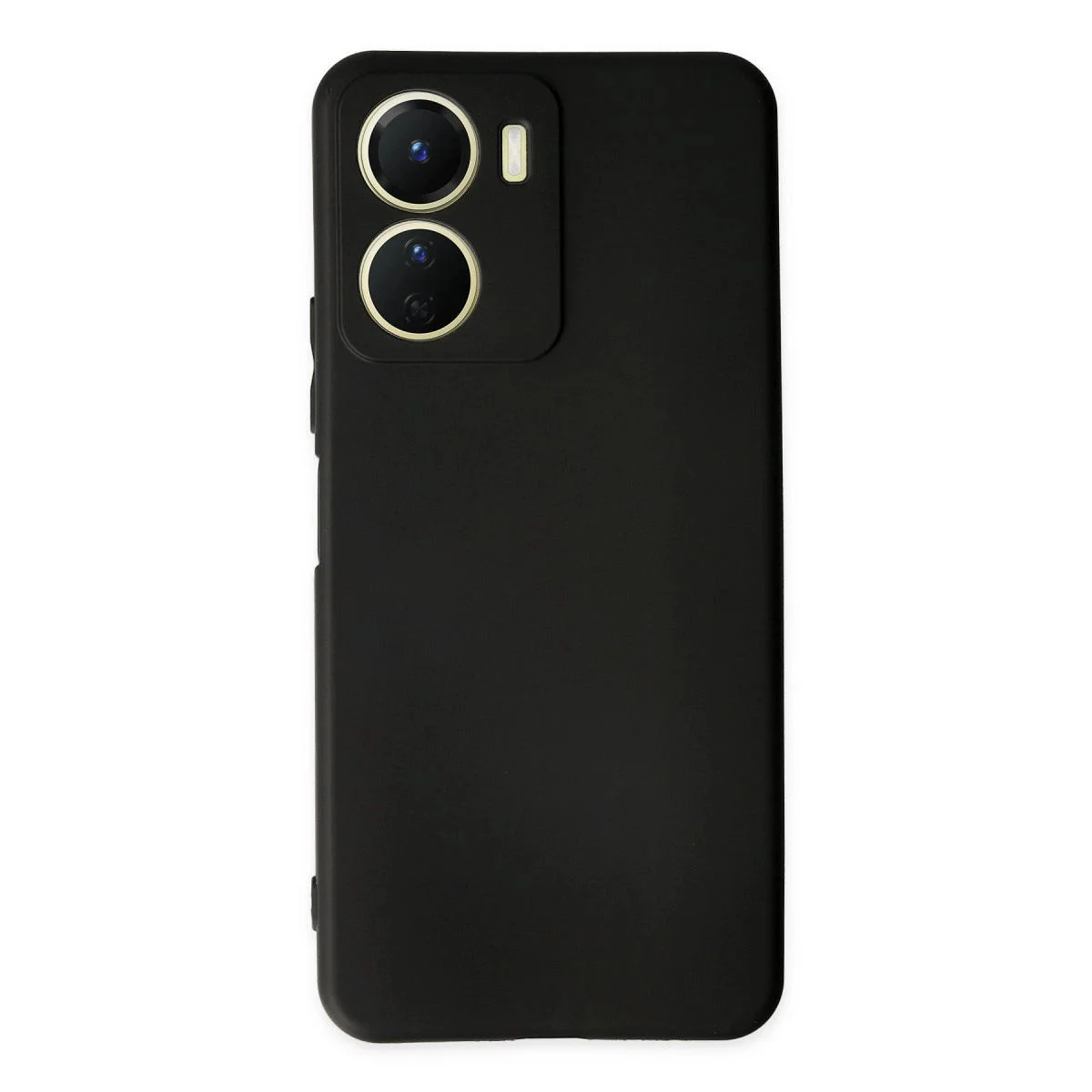 Vivo Y16 ile Uyumlu First Silikon Kılıf - Siyah