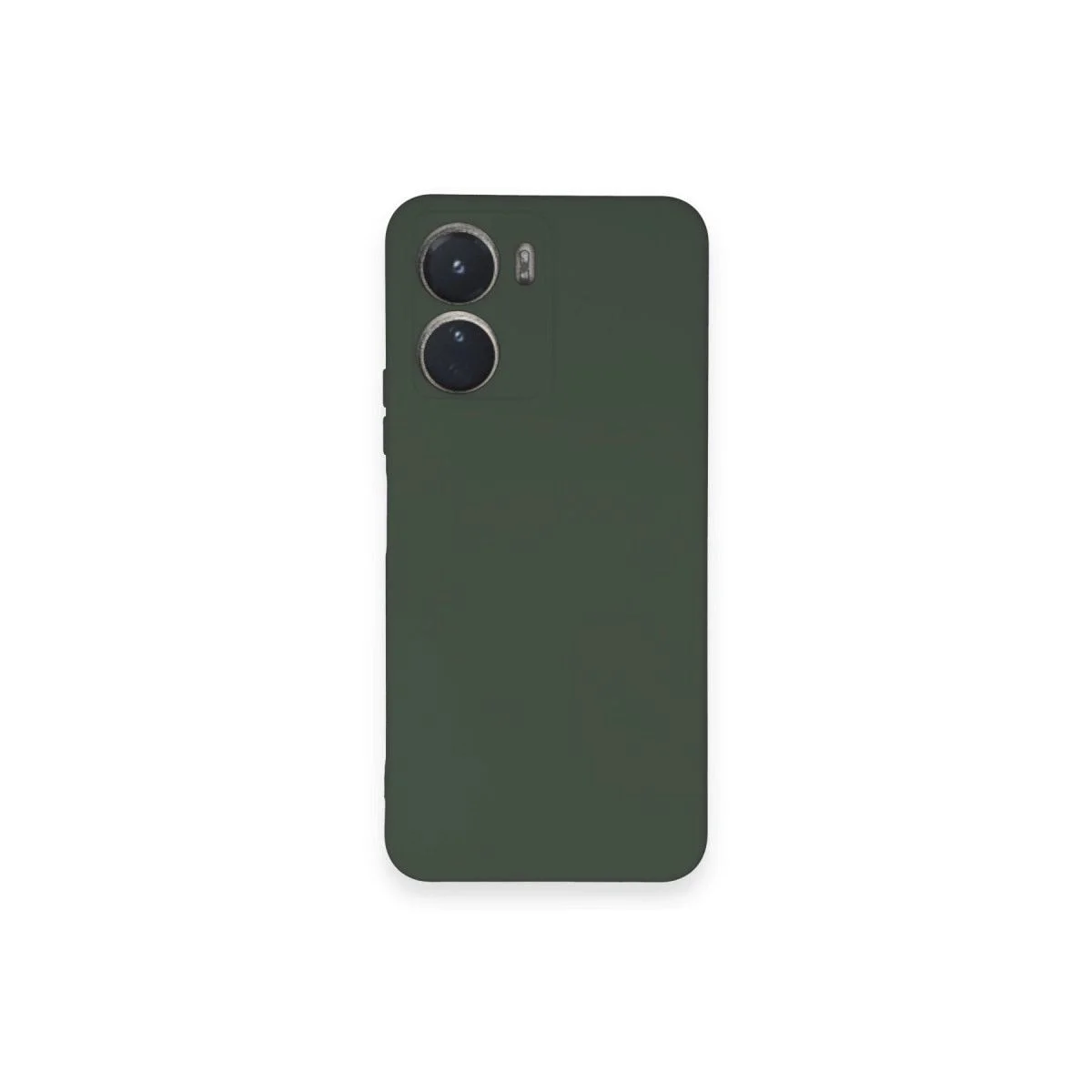 Vivo Y16 ile Uyumlu Nano İçi Kadife Silikon Kılıf - Koyu Yeşil Fiyatı, Yorumları ve Özellikleri