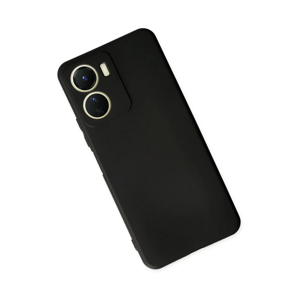 Vivo Y16 ile Uyumlu First Silikon Kılıf - Siyah
