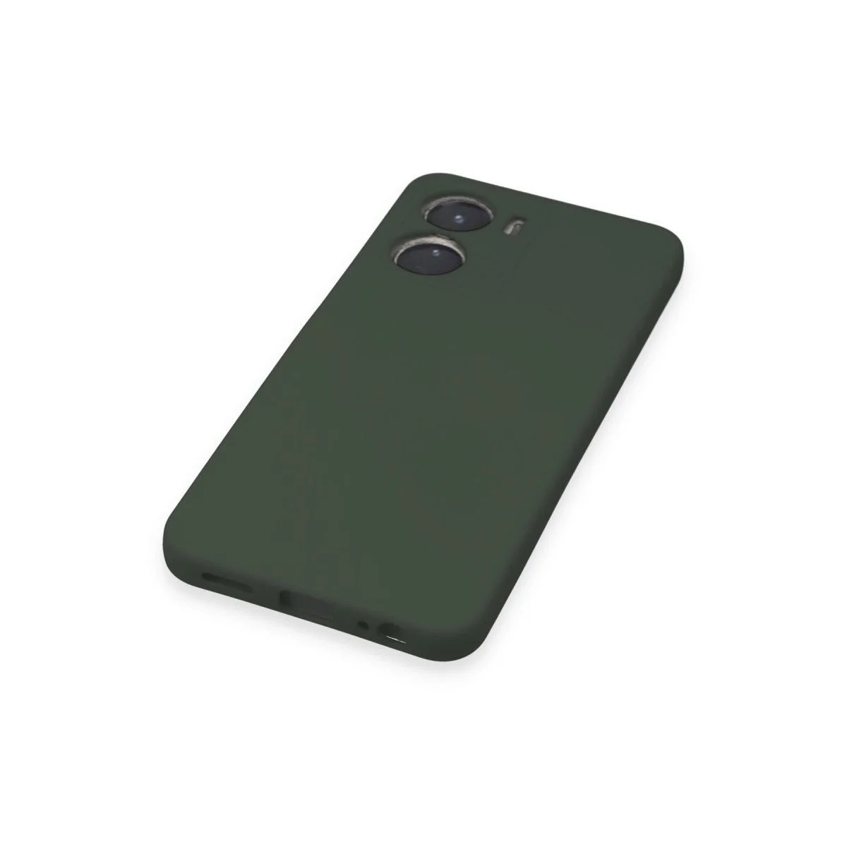 Vivo Y16 ile Uyumlu Nano İçi Kadife Silikon Kılıf - Koyu Yeşil Fiyatı, Yorumları ve Özellikleri