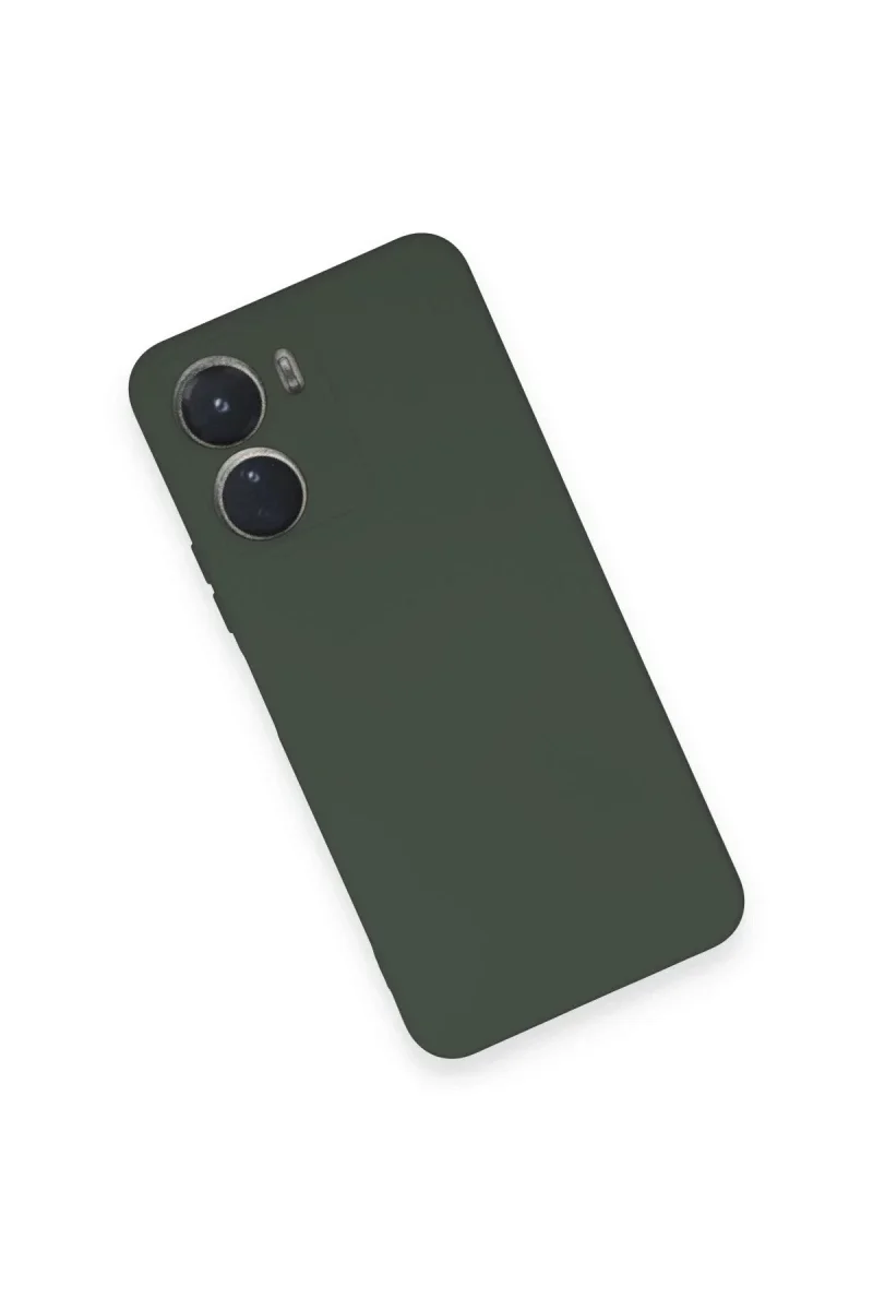 Vivo Y16 Kılıf Nano içi Kadife Silikon - Koyu Yeşil Fiyatı, Yorumları ve Özellikleri